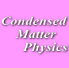 Condensed Matter Physics